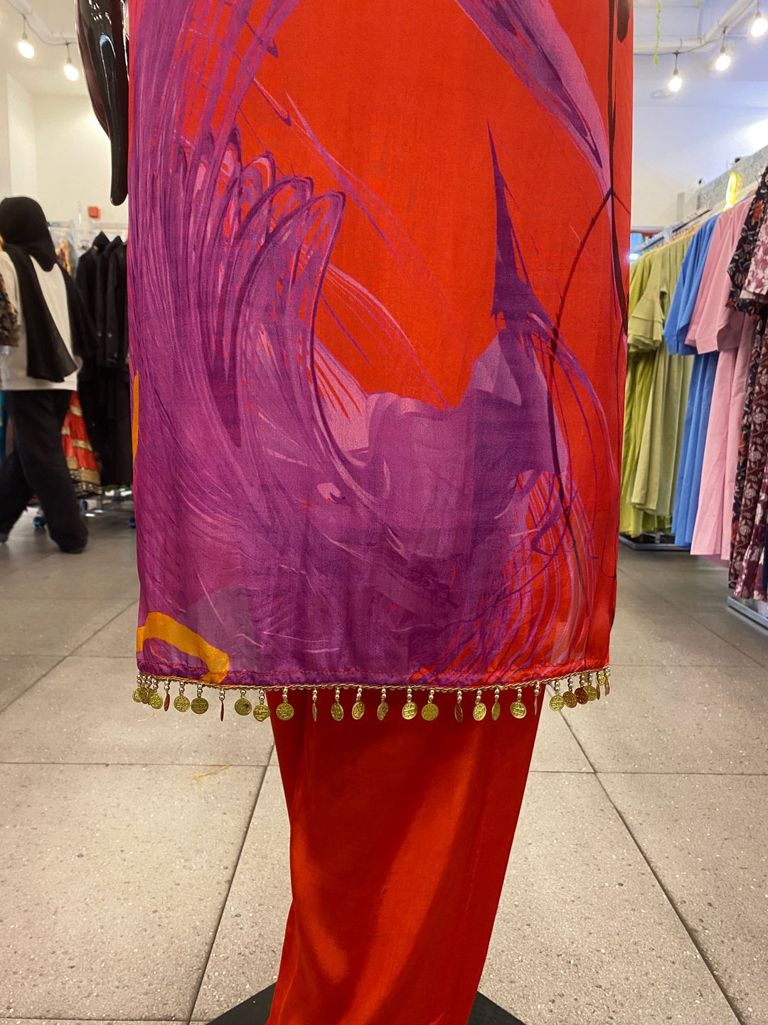 DUPATTA SET - Pure Chinon Straight fit floral printed 102418