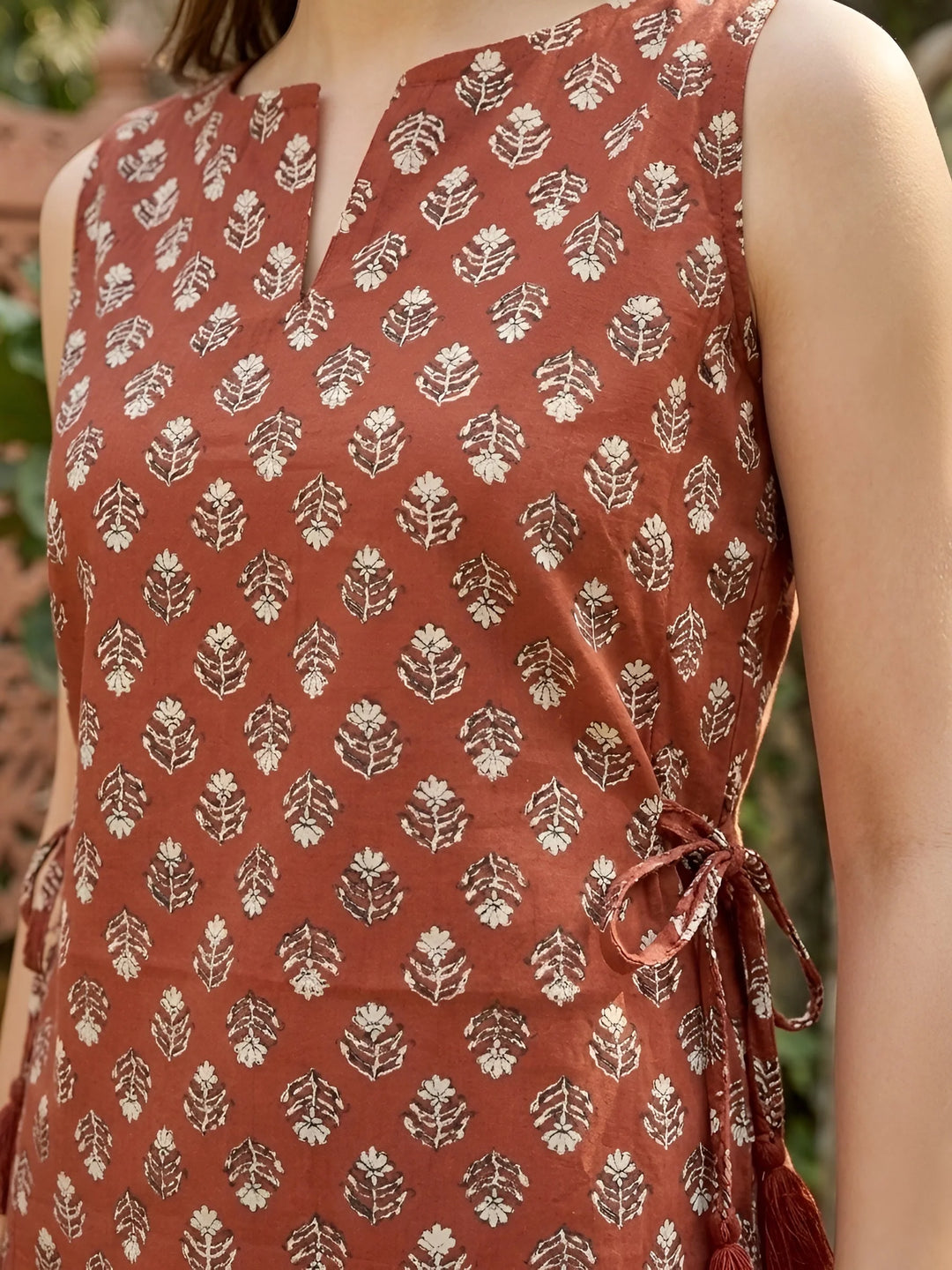 TOP-Printed Stylish Crop Top
