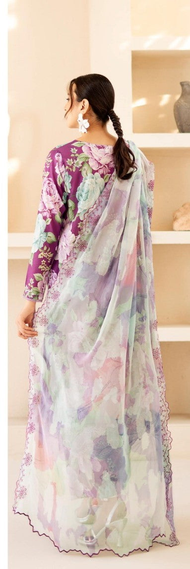 UNSTITCHED 3Pc Pak A-03 Shesham