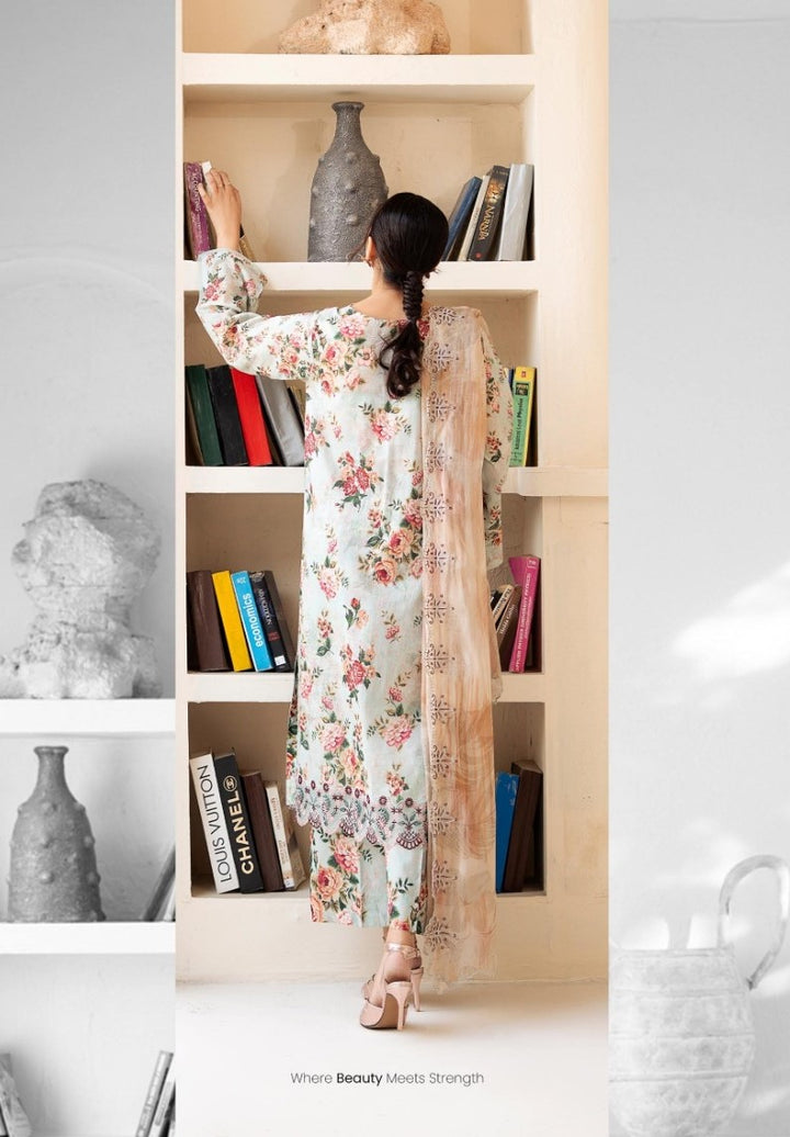 UNSTITCHED 3Pc Pak A-07 Shesham