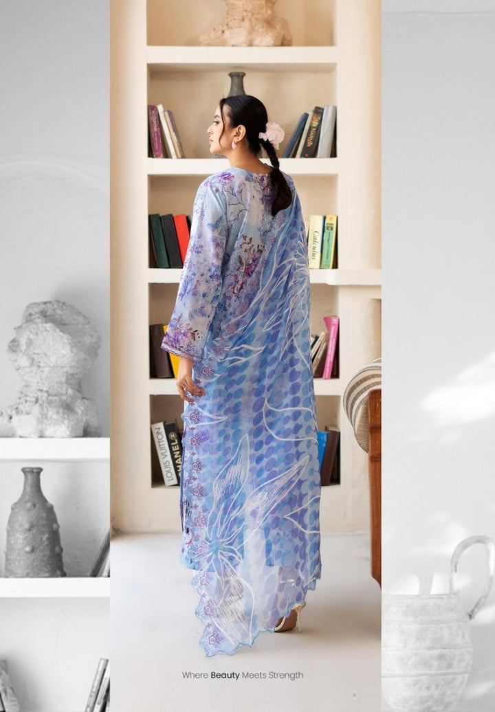 UNSTITCHED 3Pc Pak A-10 Shesham