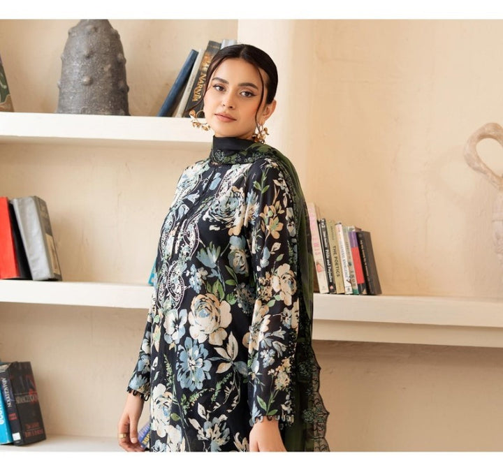 UNSTITCHED 3Pc Pak A-11 Shesham