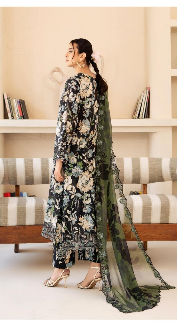 UNSTITCHED 3Pc Pak A-11 Shesham