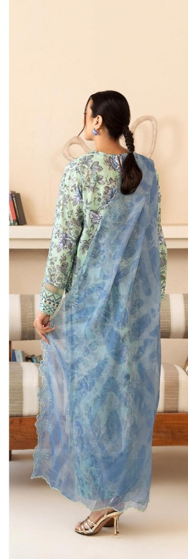 UNSTITCHED 3Pc Pak A-12 Shesham