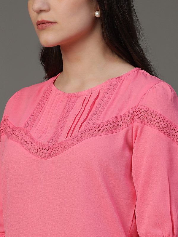 TOP-Pink Rayon