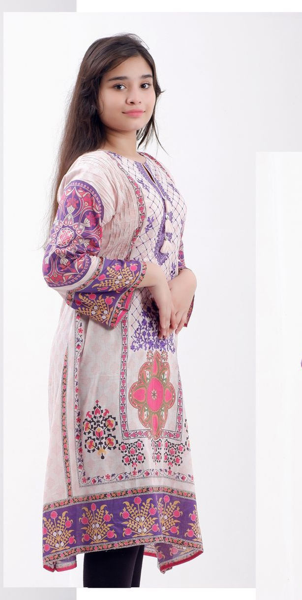 KURTA - Baby Pink embroidered Kurta