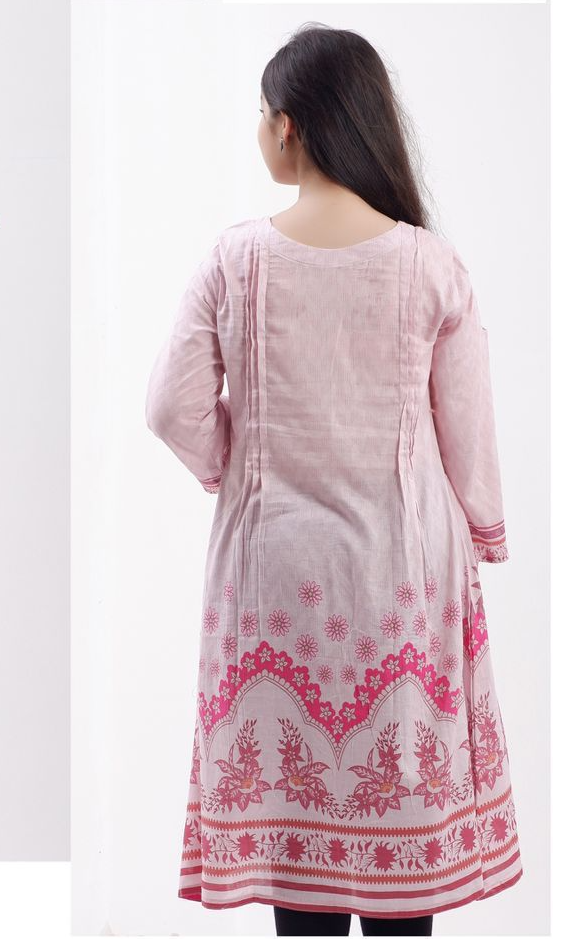 KURTA - Baby Pink embroidered Kurta