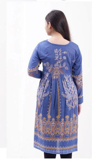 KURTA - Blue embroidered Kurta