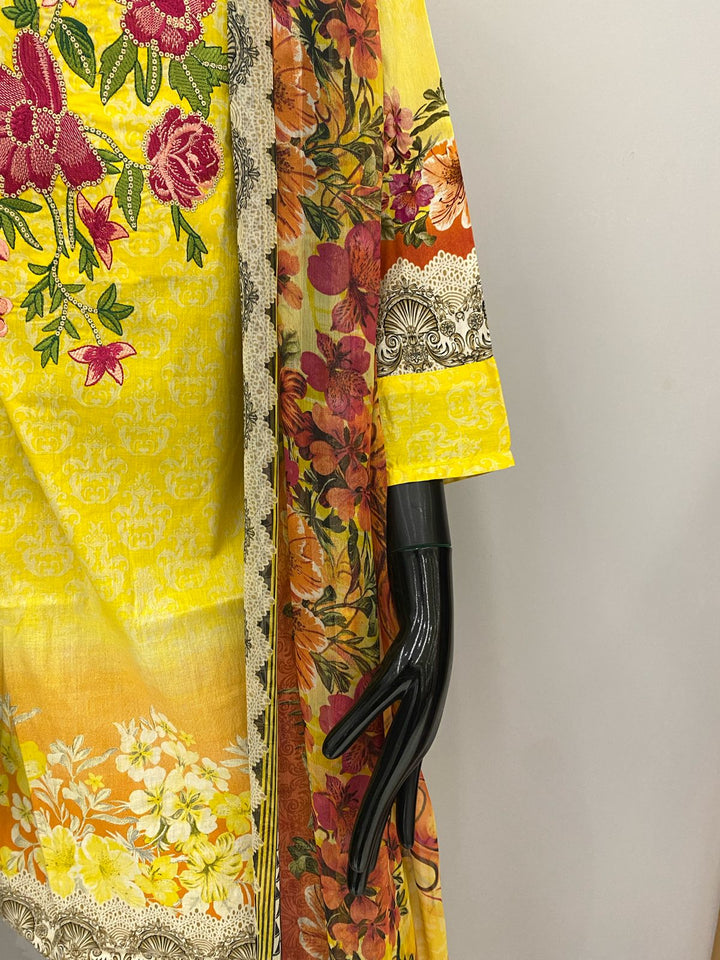 DUPATTA SET - Yellow color Dupatta set