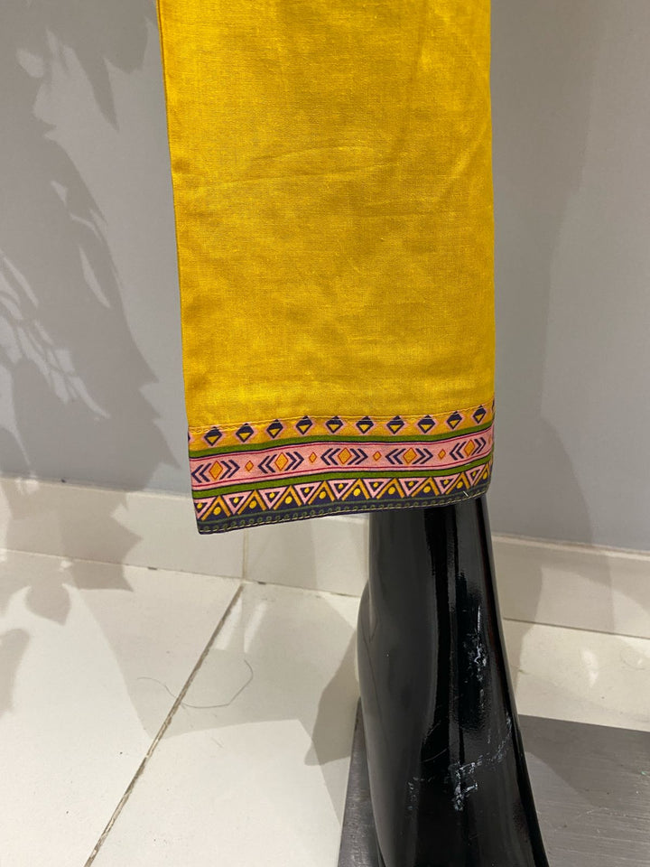 DUPATTA SET - Mustard yellow color