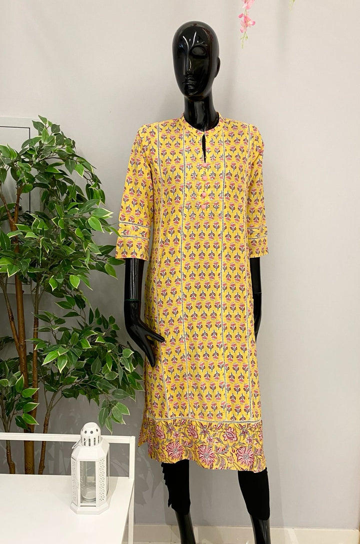 KURTA - Yellow color Kurta