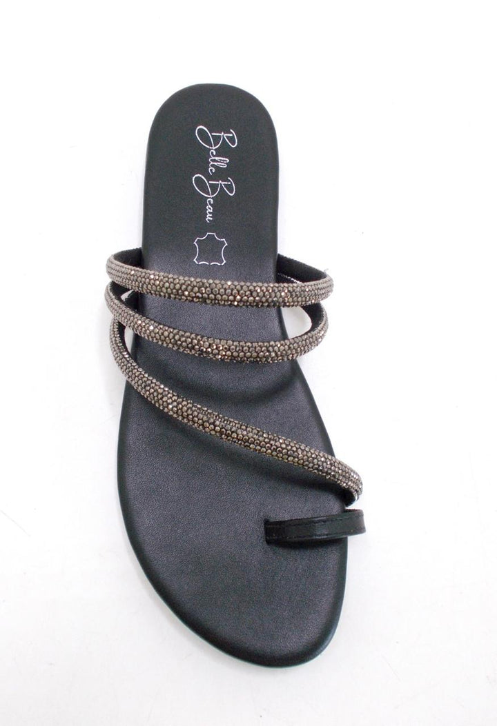 SANDALS - SQIS25L05 - NERO