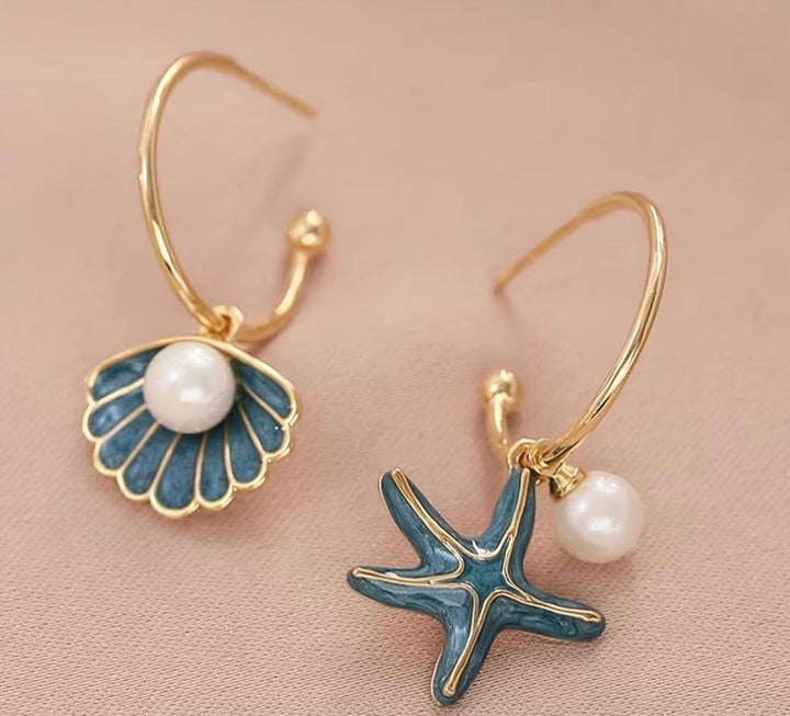 EARRINGS-11, Oxidized CHN