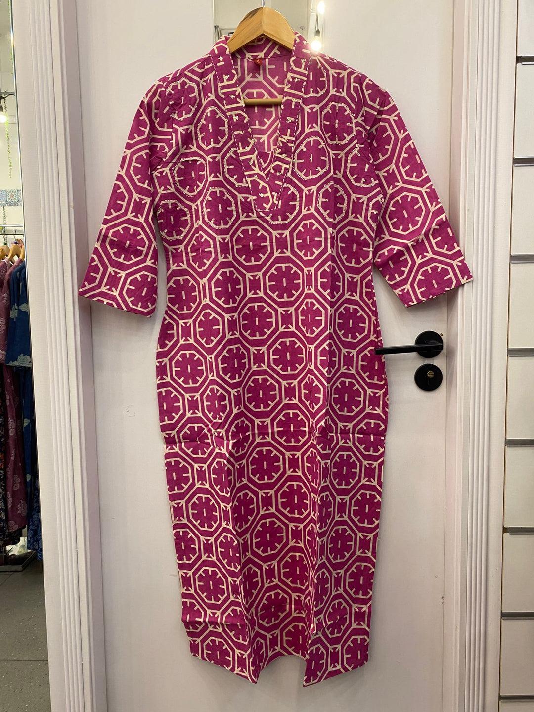 KURTA-Pink Cotton
