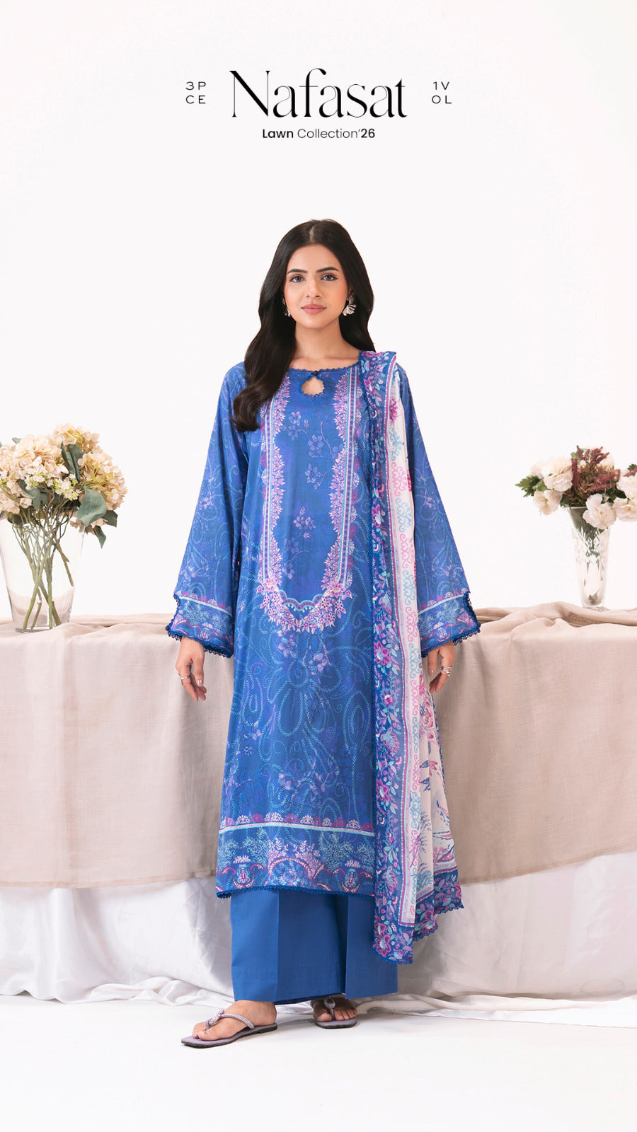 UNSTITCHED 3pc GJ-Pak