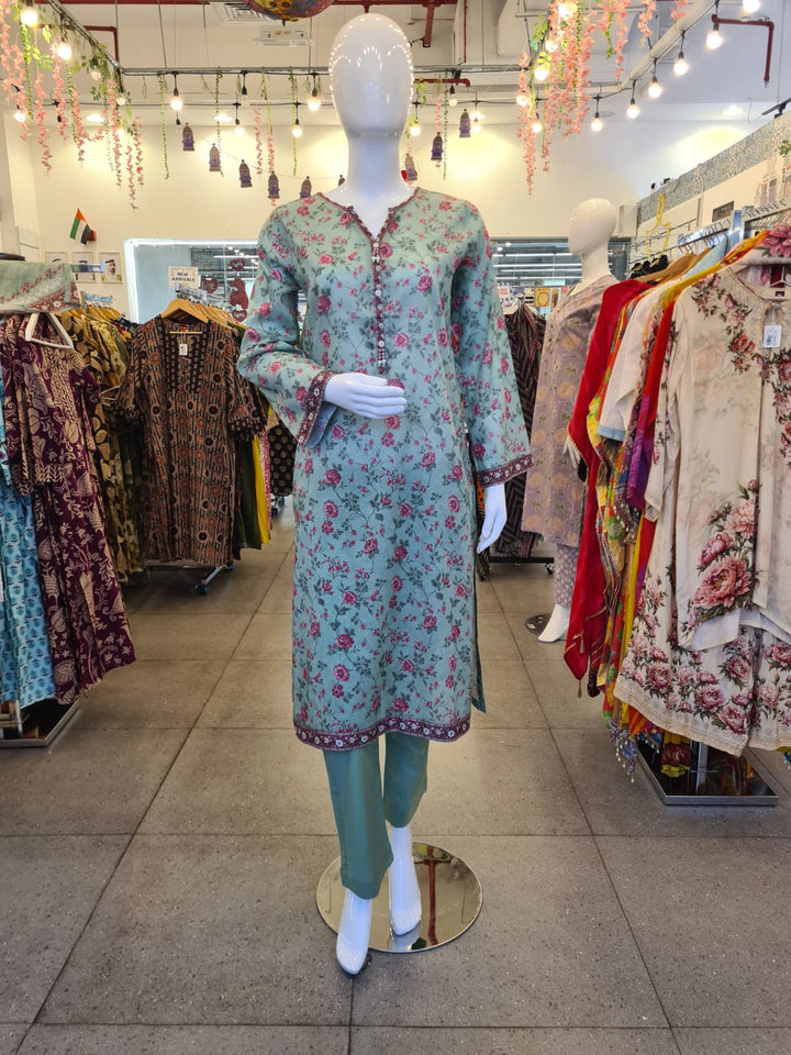 DUPATTA SETS-Straight Print Grapes