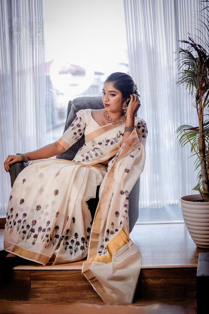 SAREE-Kerala Onam Sarees