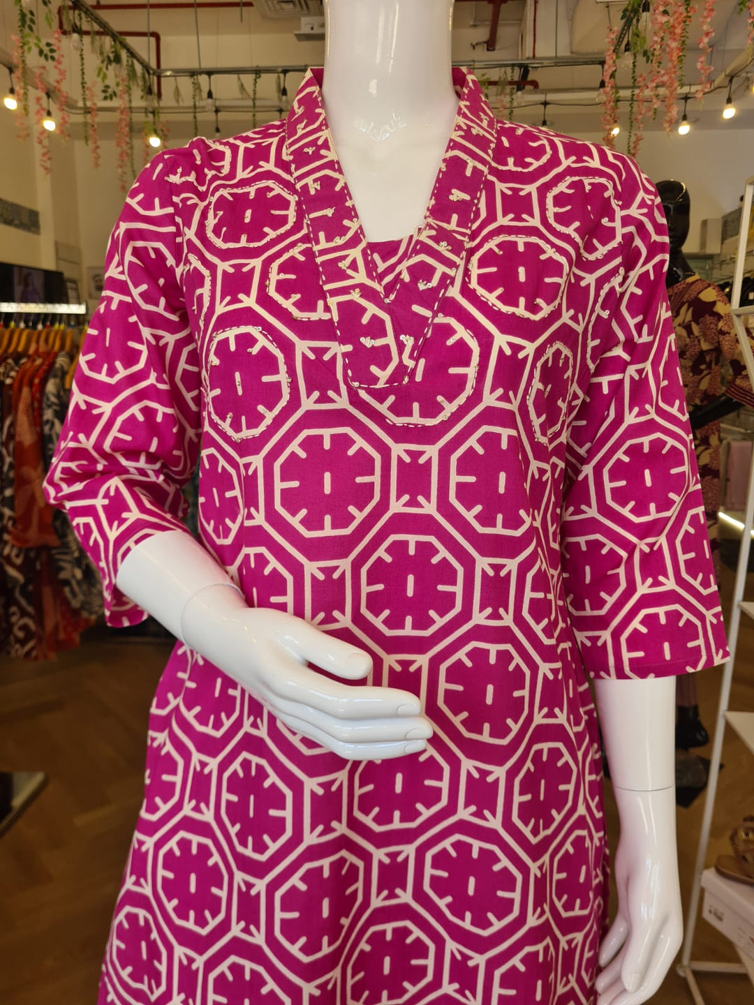 KURTA-Pink Cotton