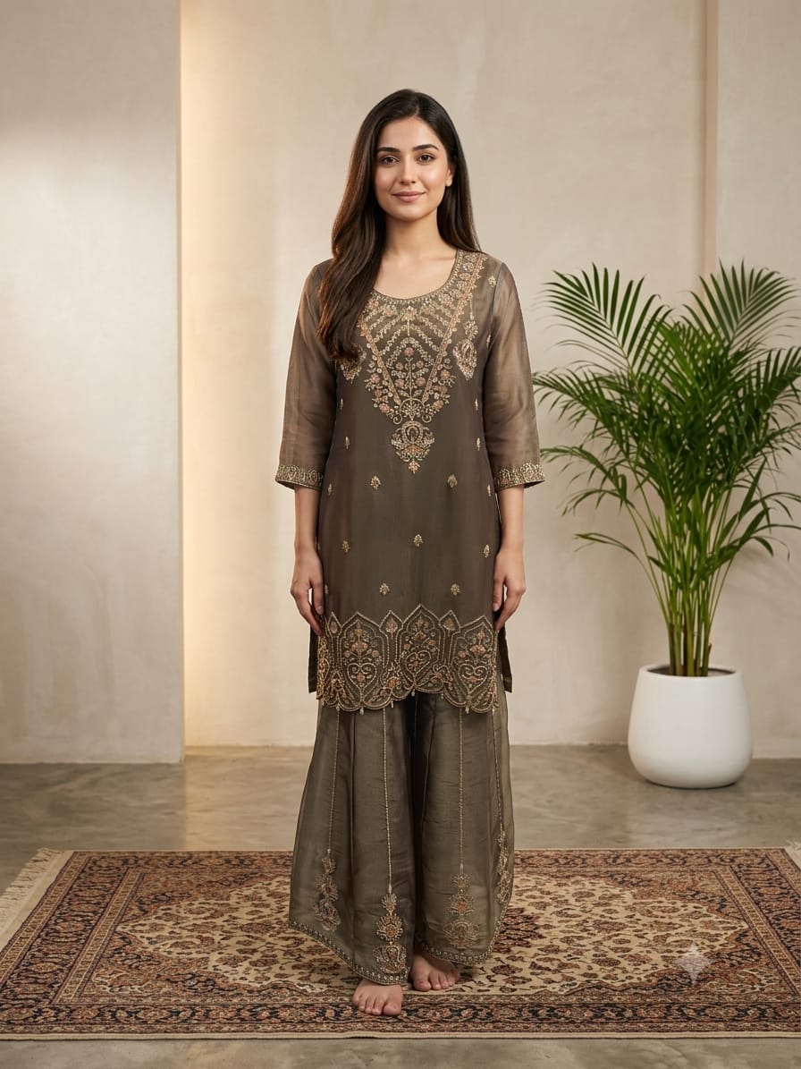 DUPATTA SET-Chimer Party Wear