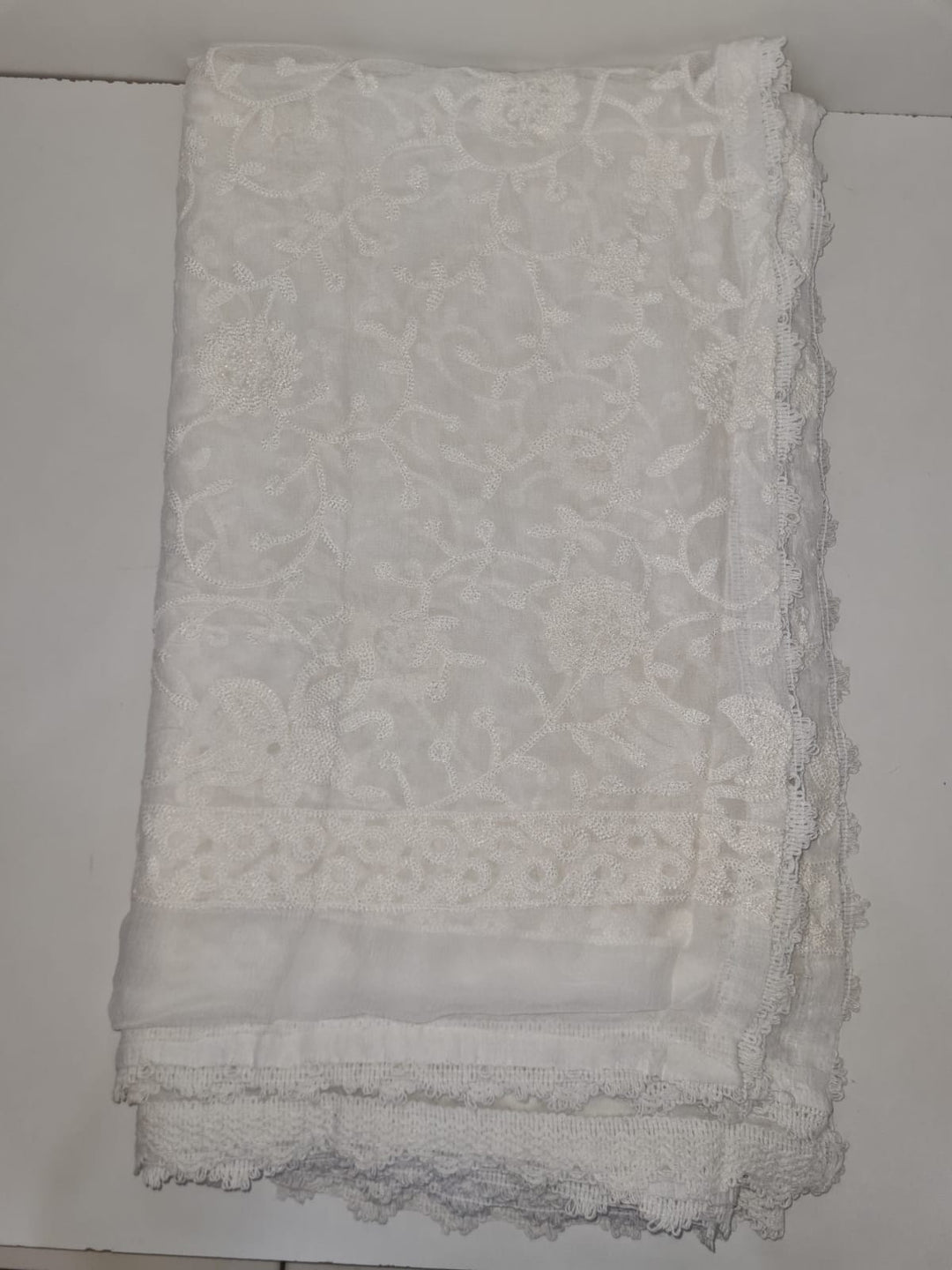DUPATTA-Chifon Embroidered