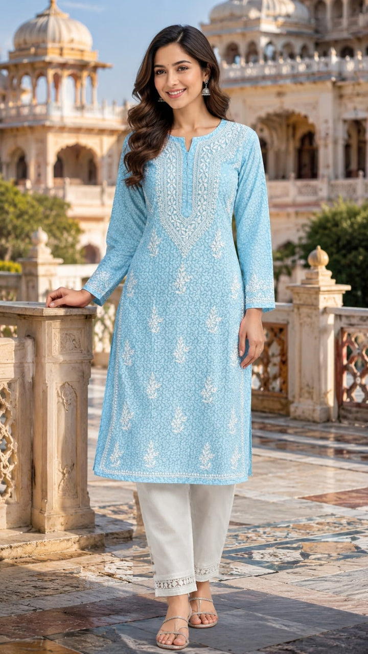 KURTA-Chikanwork Brasso
