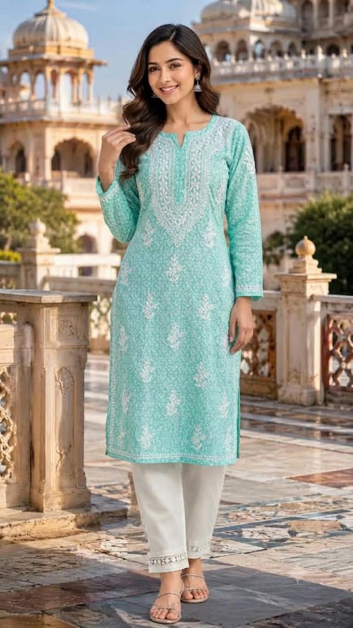 KURTA-Chikanwork Brasso