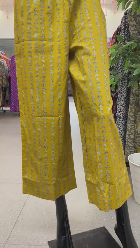 CO- ORDS -YELLOW, COTTON