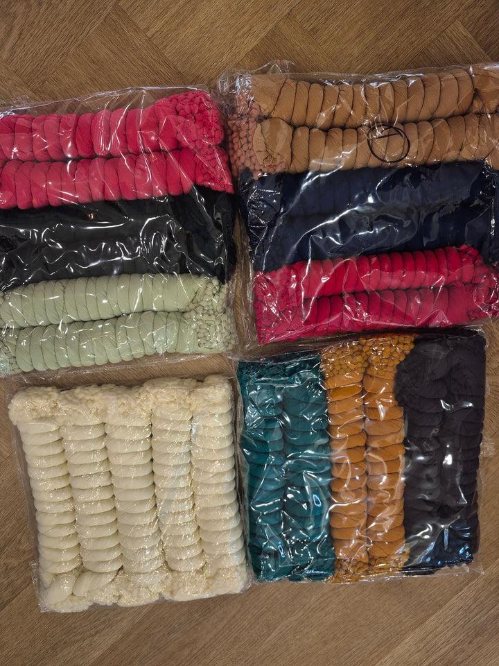 DUPATTA-Solid Twisted Chifon