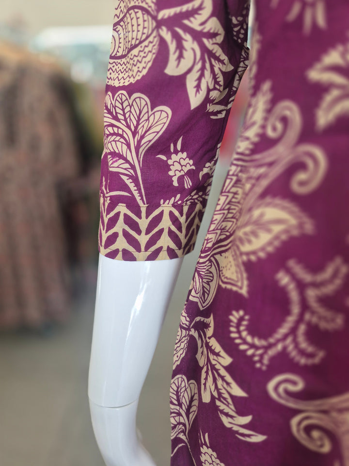 CO-ORDS, Wine Pure Cotton