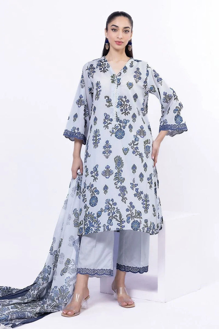 UNSTITCHED-3pc Khaadi 71 Lawn Printed