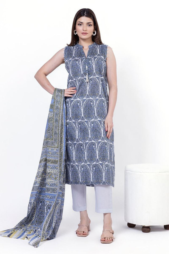 UNSTITCHED-3pc Khaadi 05 Lawn Printed