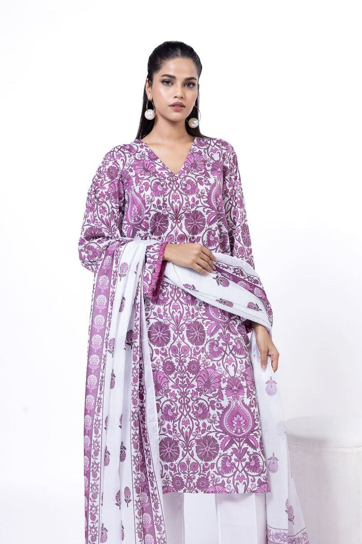UNSTITCHED-3pc Khaadi 68 Lawn Printed