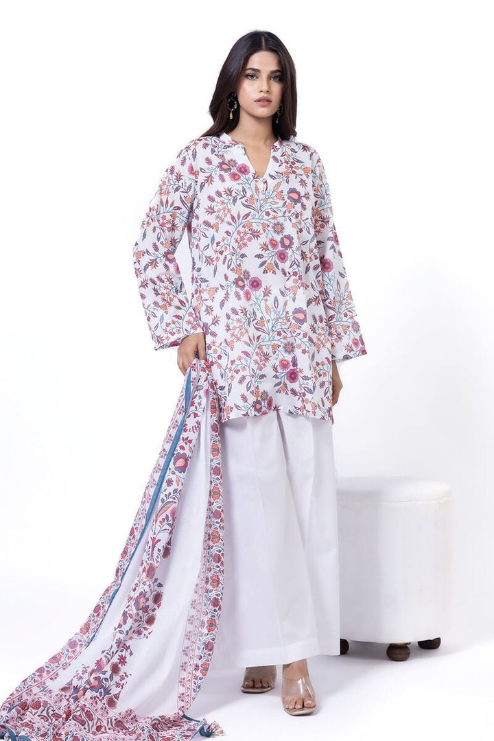 UNSTITCHED-3pc Khaadi 74 Lawn Printed