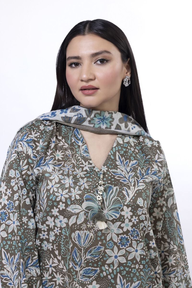 UNSTITCHED-2pc Khaadi 54 Lawn Printed