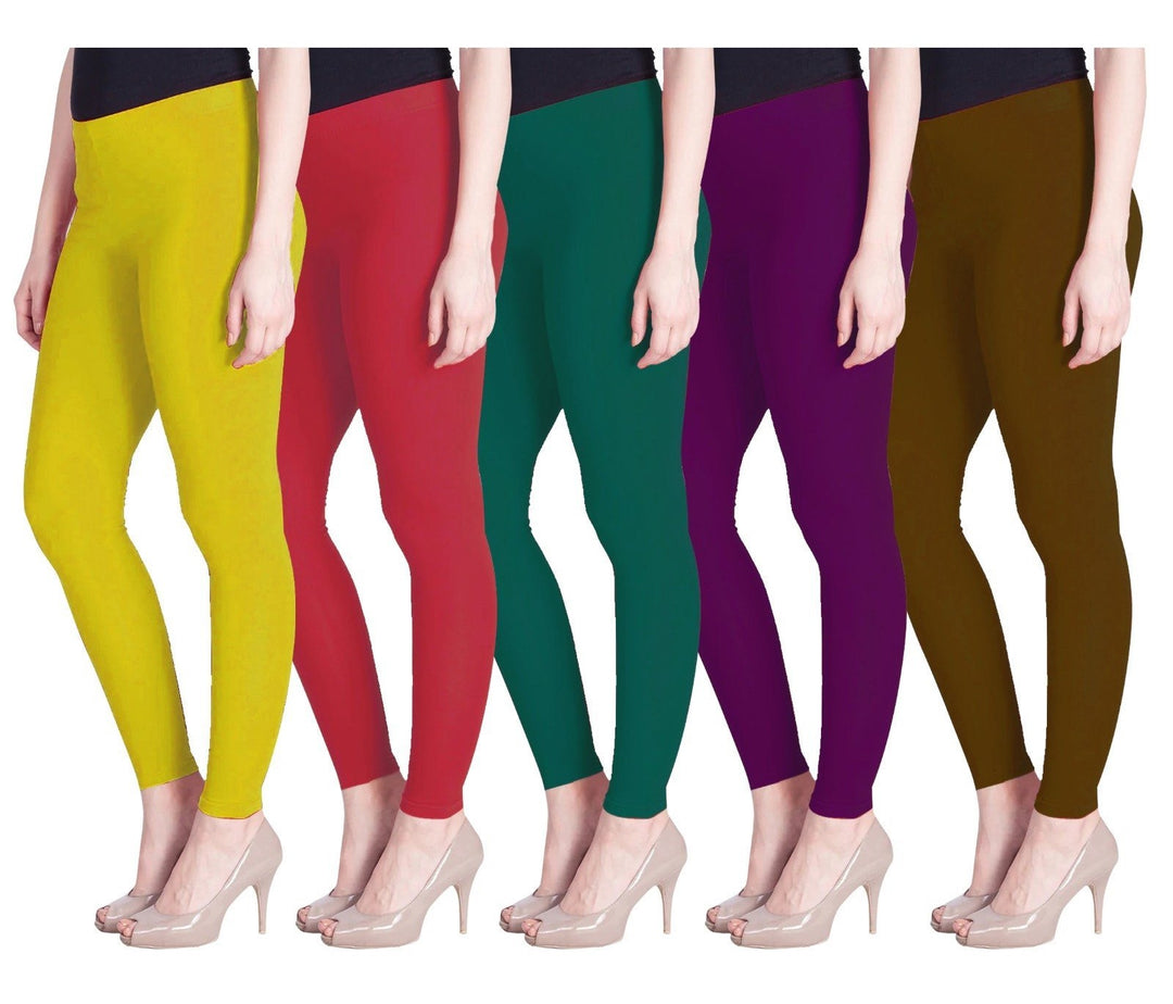 LEGGINGS-Solid Churidar