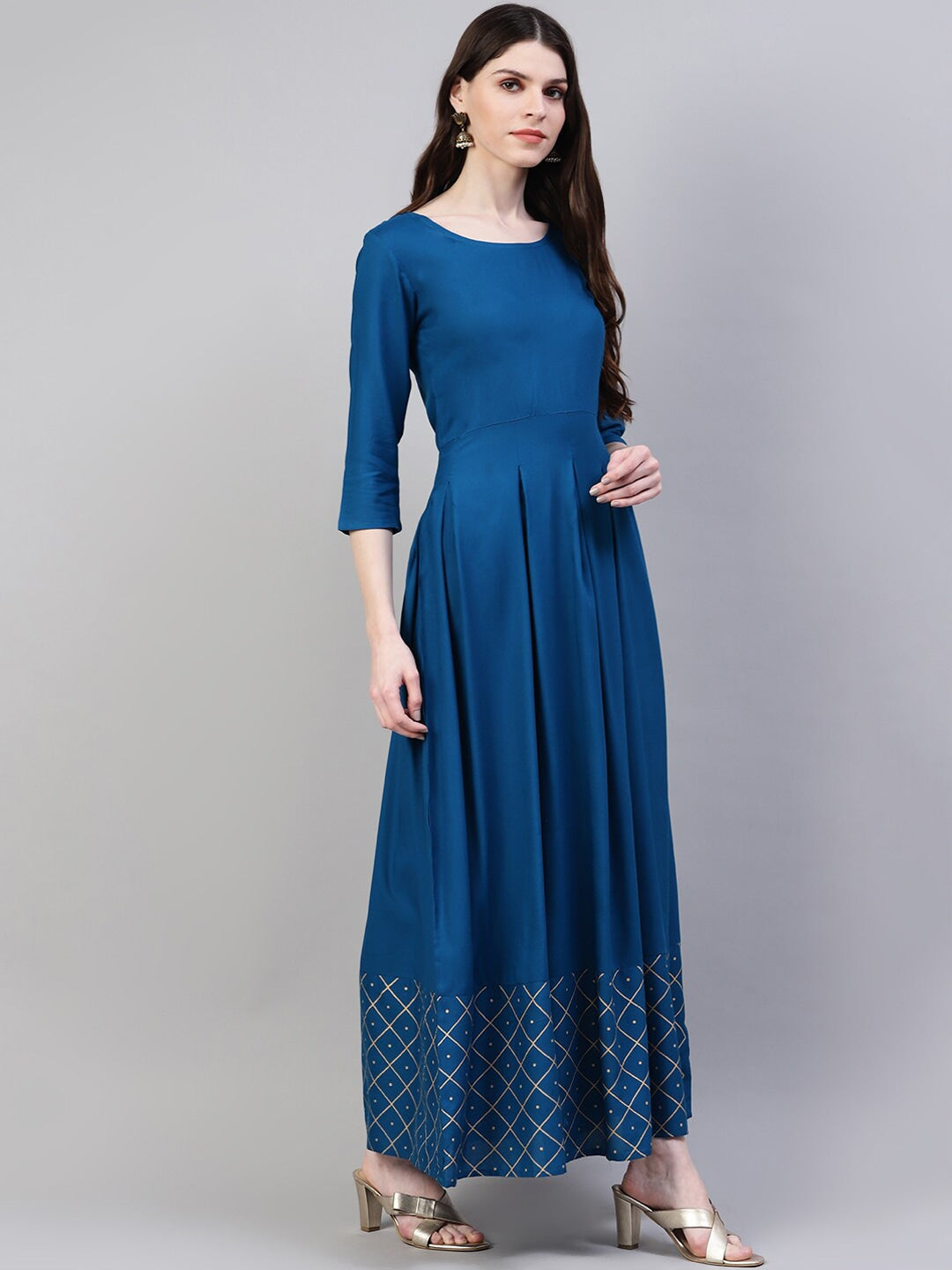 DRESS - Women Panelled Kurta with Dupatta