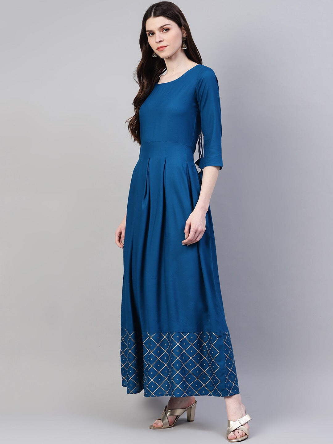 DRESS - Women Panelled Kurta with Dupatta