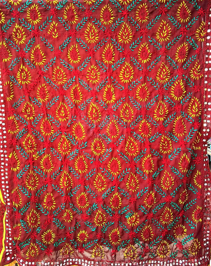 DUPATTA - Georgette phulkari dupatta